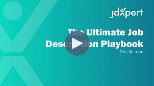 The Ultimate Job Description Playbook Image